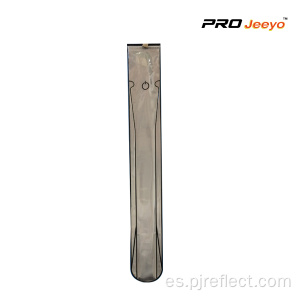 Reflectante PVC gris seguridad LED Slap Band